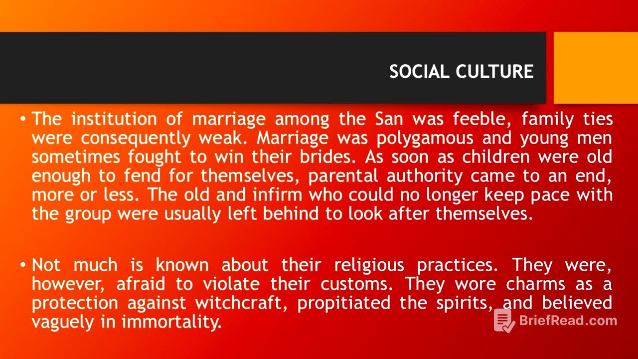 The SAN peoplebushmen