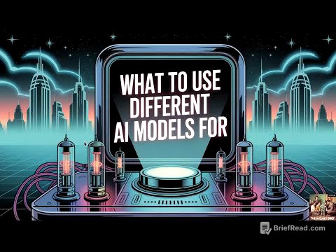 What to Use Different AI Models For