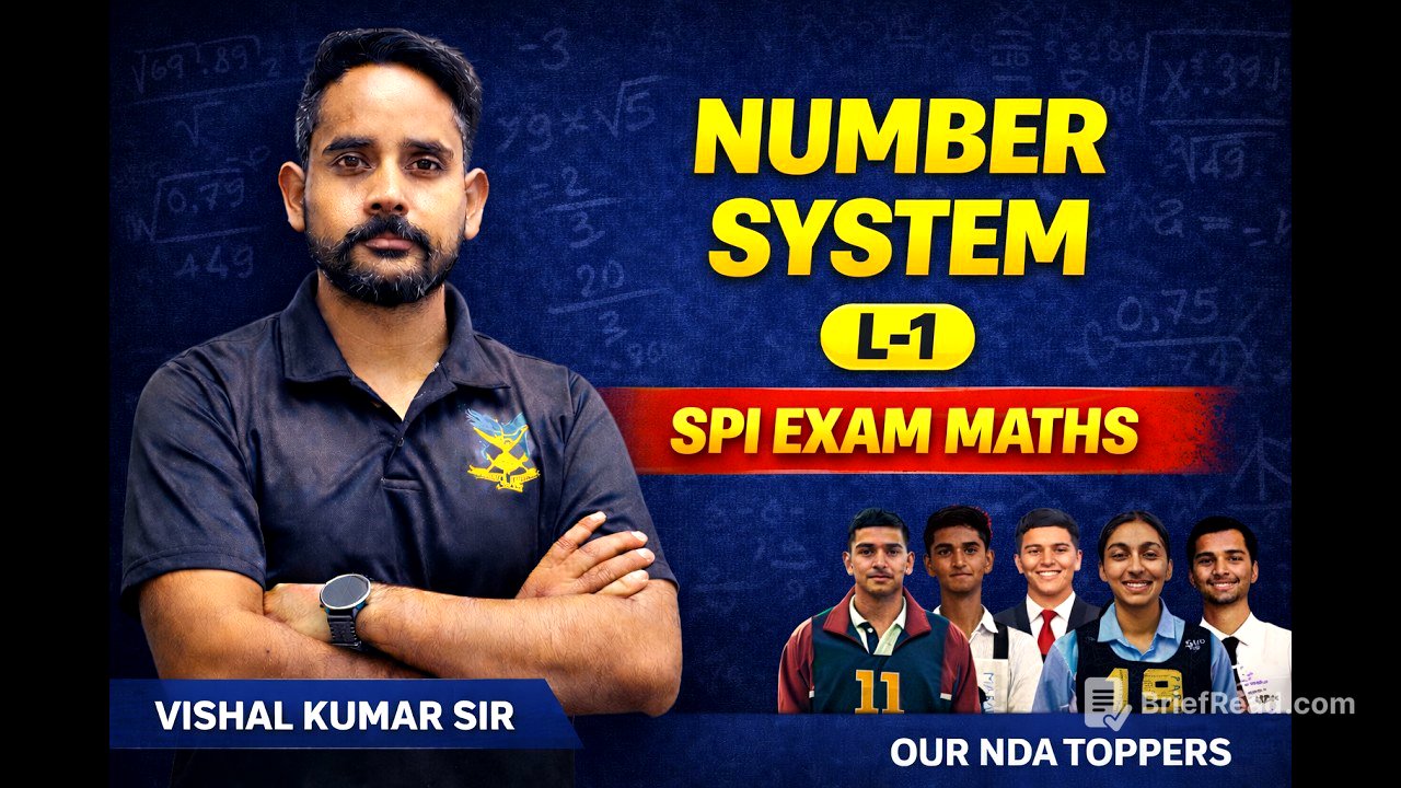 Crack SPI & GSPI 2026 | Number System Lecture 1 | Maths Foundation Class