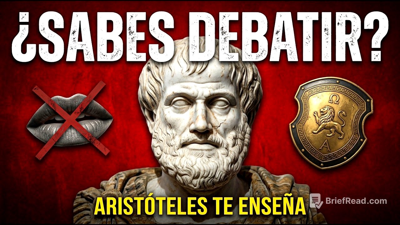 🧠 ¿Por Qué Eres Terrible Debatiendo? (Y Cómo Aristóteles Te Enseña a Ganar Cualquier Argumento)