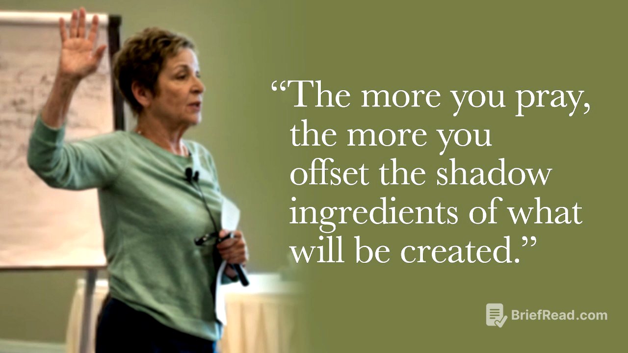 Caroline Myss - The more you pray, the more you offset the shadow.