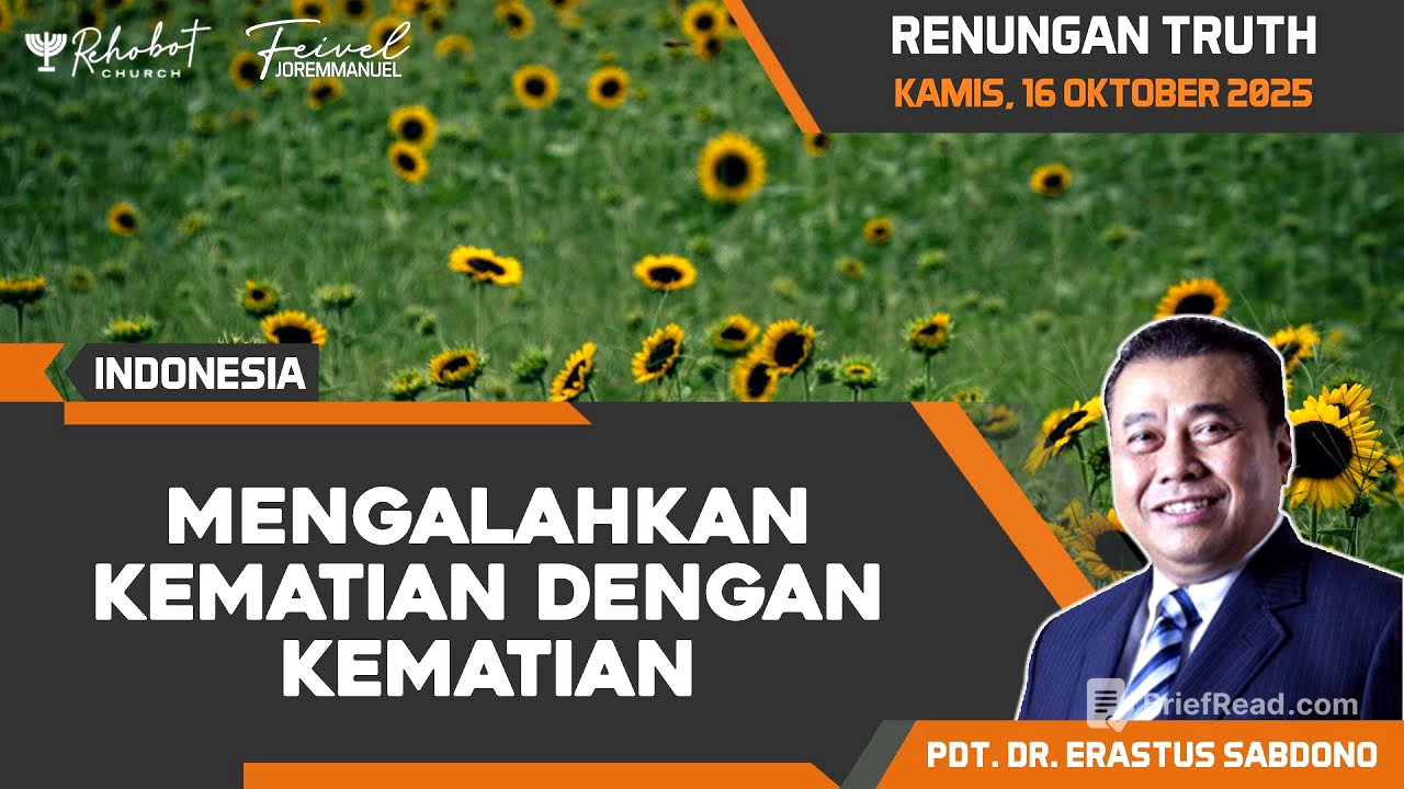 Mengalahkan Kematian Dengan Kematian | Renungan Harian Truth Kamis, 16 Oktober 2025