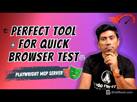 The Perfect Tool for Quick Browser Tests  - Playwright MCP Server