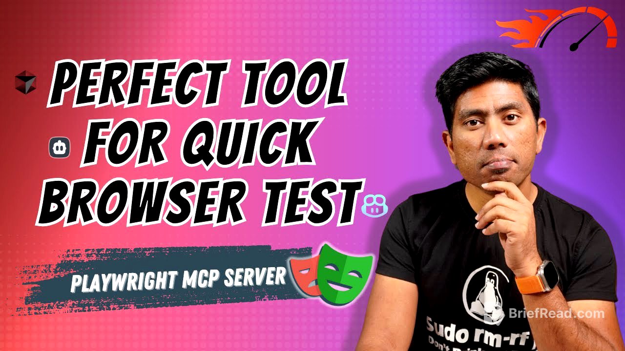 The Perfect Tool for Quick Browser Tests  - Playwright MCP Server