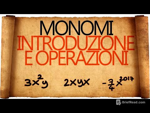 Monomi : Introduzione e Operazioni