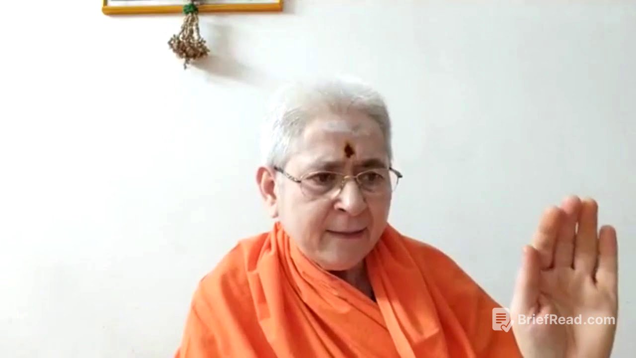 Panchadashi (Ch 1) - 08 by Swamini Sadvidyananda