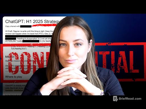 Leaked ChatGPT Strategy Document & Data Nightmare