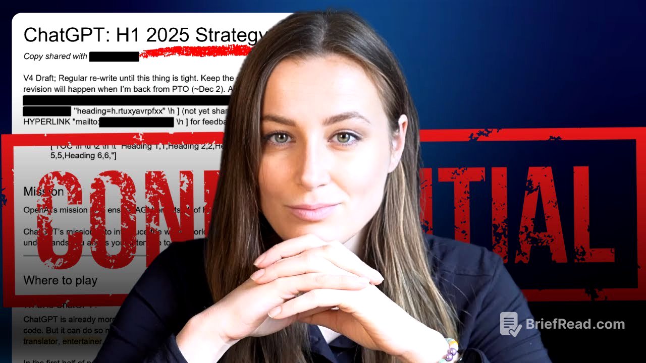 Leaked ChatGPT Strategy Document & Data Nightmare