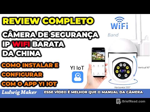REVIEW E MANUAL PRÁTICO COMPLETO DA CÂMERA DE SEGURANÇA WI-FI FULL HD DA CHINA