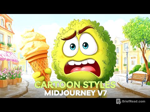 25 CARTOON Midjourney v7 SREF styles