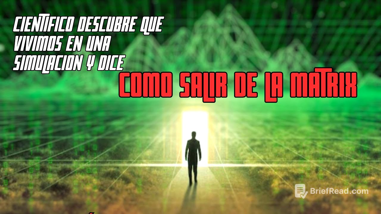 Científico dijo como salir de la matrix