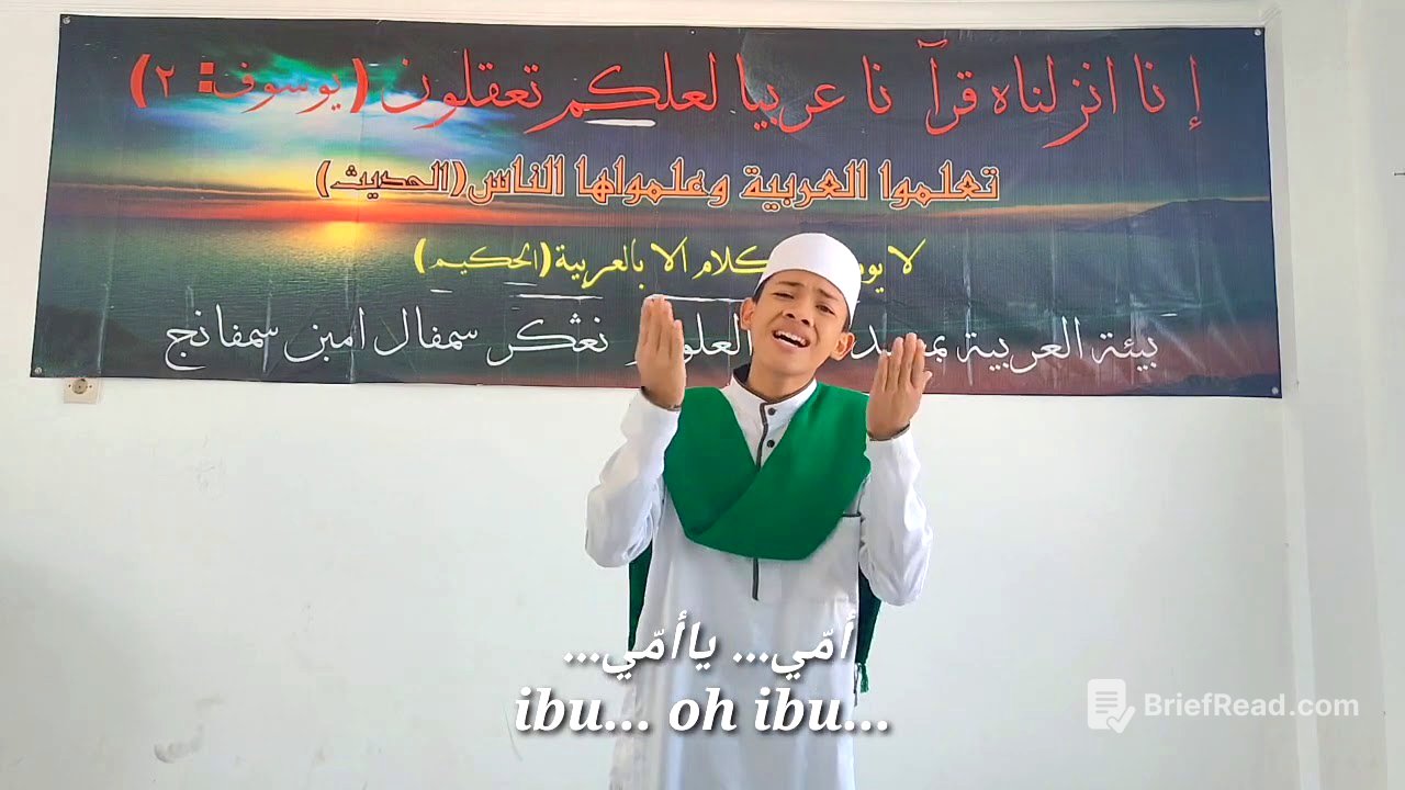 Puisi Bhs. Arab "Ibu" oleh Fakhrur Razi Markaz Bhs. Arab (PP Darul Ulum)