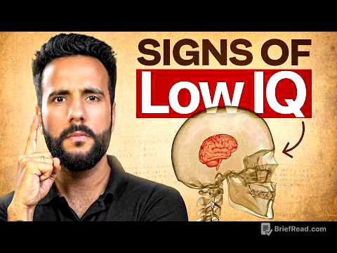 5 SIGNS OF LOW IQ PEOPLE | Ashu Sir