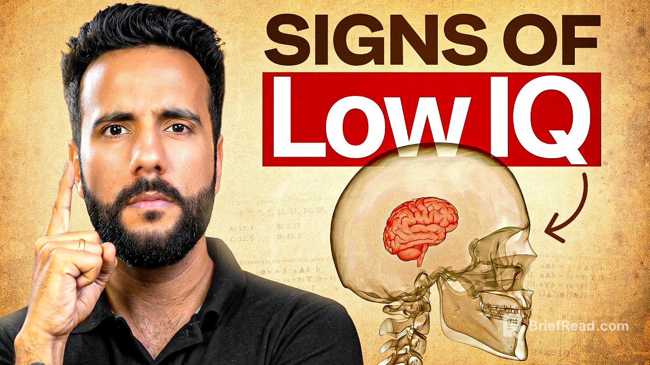 5 SIGNS OF LOW IQ PEOPLE | Ashu Sir