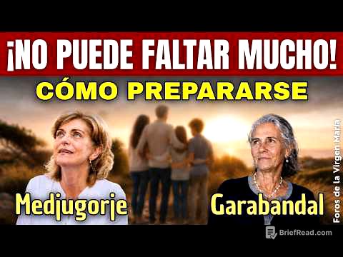 ¡Alerta Garabandal y Medjugorje! No puede faltar mucho: cómo prepararse
