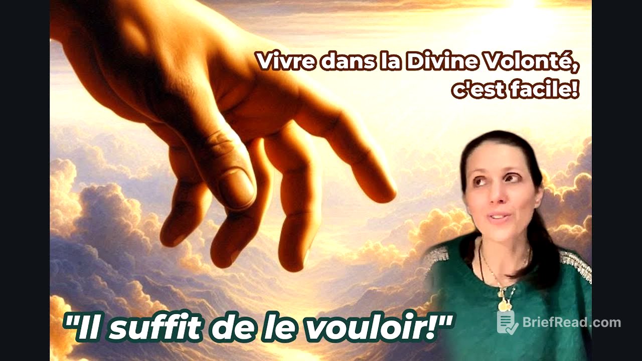Colombine - "Il suffit de le vouloir!" Vivre dans la Divine Volonté, c'est facile