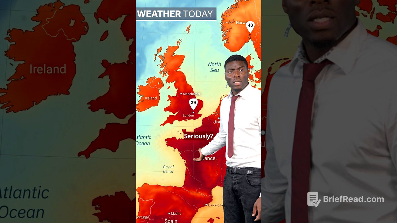 POV: British Weatherman in Historic Heatwave