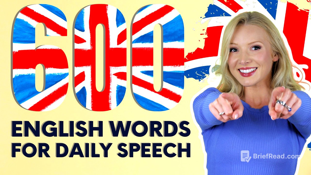 600 English Words for Everyday Life | English Vocabulary Masterclass