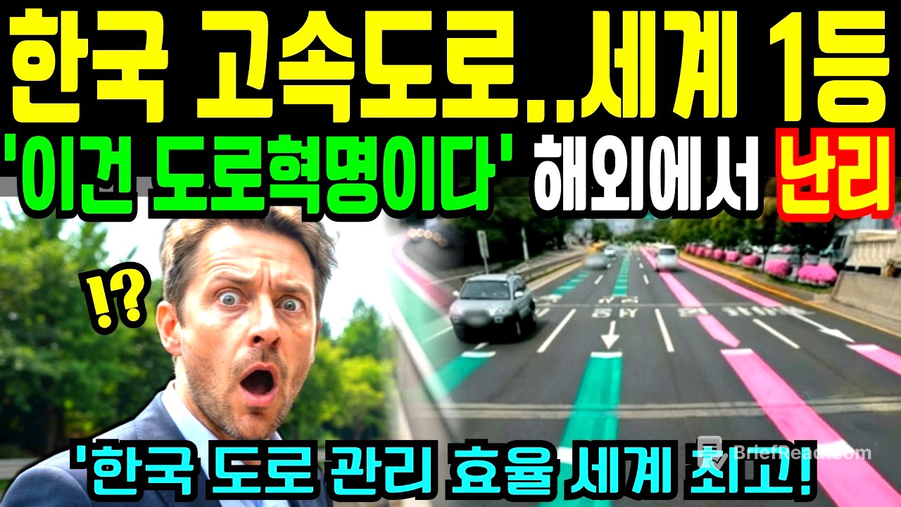 “왜 우리 나라엔 없지? 한국 고속도로 보고 유럽이 땅을 친 이유/ 세계가 배우러 오는 한국 고속도로