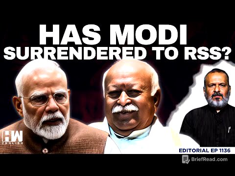 Has Modi Surrendered To RSS? | Editorial With Sujit Nair | Mohan Bhagwat | Donald Trump | BJP