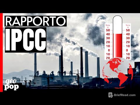 RISCALDAMENTO GLOBALE- COSA DICE L'IPCC (ONU)