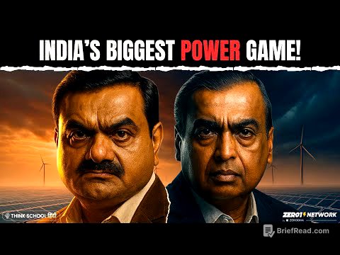 AMBANI vs ADANI: India's BIGGEST Energy WAR Begins!! | BUSINESS CASE STUDY