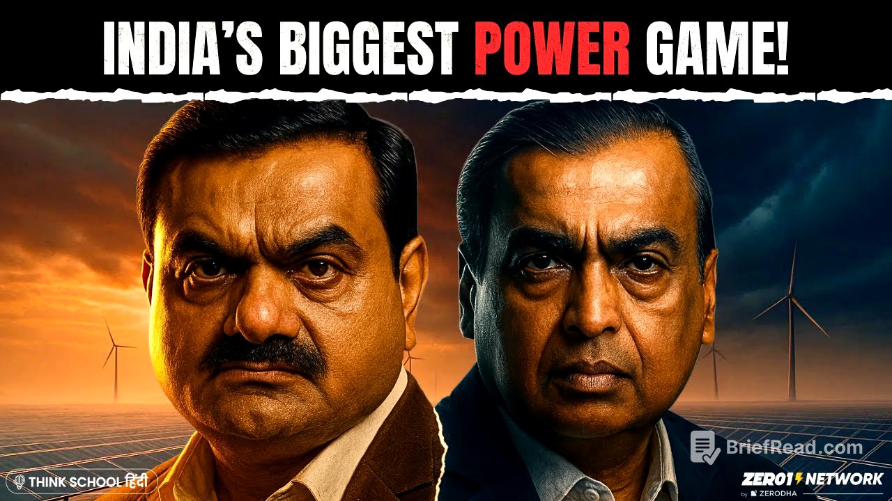 AMBANI vs ADANI: India's BIGGEST Energy WAR Begins!! | BUSINESS CASE STUDY