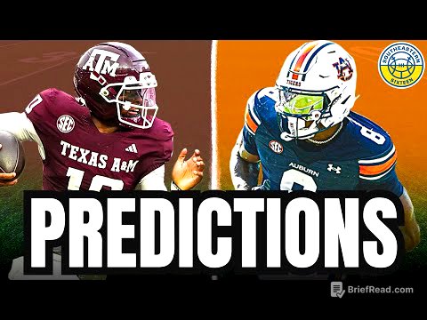 Texas A&M vs. Auburn PREDICTIONS | 2025 College Football Predictions | SEC Week 5
