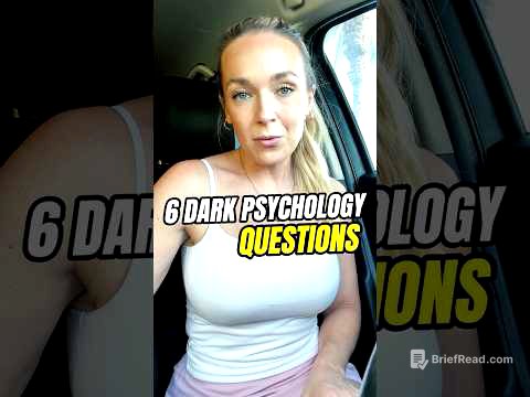 🧠 6 Dark Psychology questions