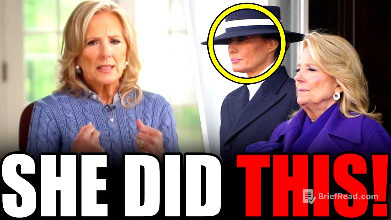 OMG: Jill Biden Just LEAKED THIS ABOUT MELANIA, Private CONVO!