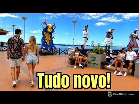 TUDO NOVO! Veja a REFORMA do Largo da Gente Sergipana em Aracaju/SE 😳🔥