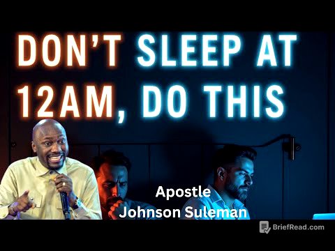Don't Sleep at 12am, Do This By Apostle Johnson Suleman