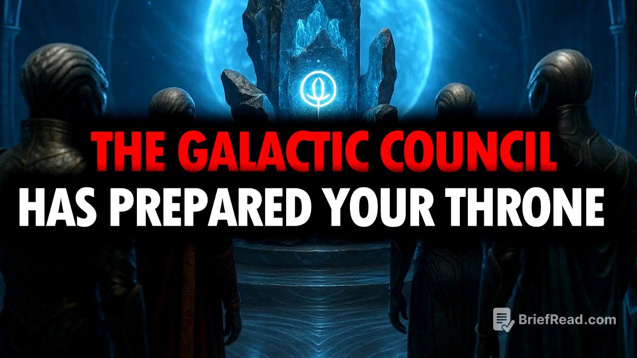 CHOSEN ONE, THE GALACTIC COUNCIL HAS PREPARED YOUR THRONE 👽👁👑