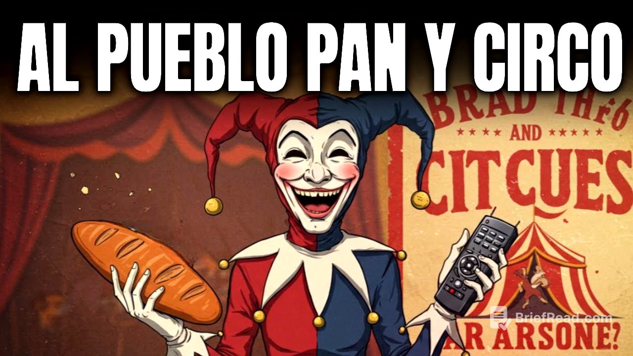 "Dales pan y circo y nunca se rebelarán" – La perversa estrategia de manipulación colectiva