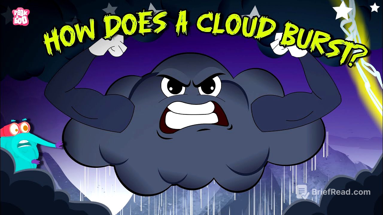 What Causes a Cloudburst? | How does a Cloudburst Happen? | Natural Calamities | Dr. Binocs Show