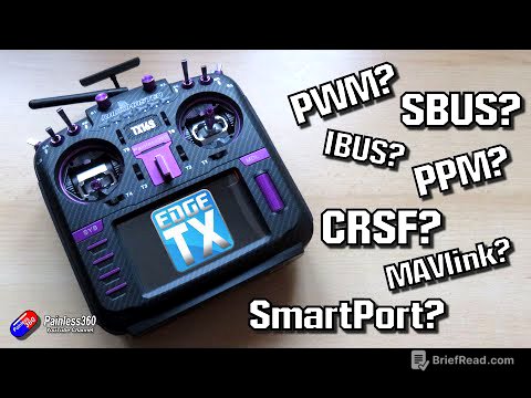 RC Protocols Explained Simply  (PWM, PPM, SBUS, CRSF, MAVLINK, SmartPort and others)