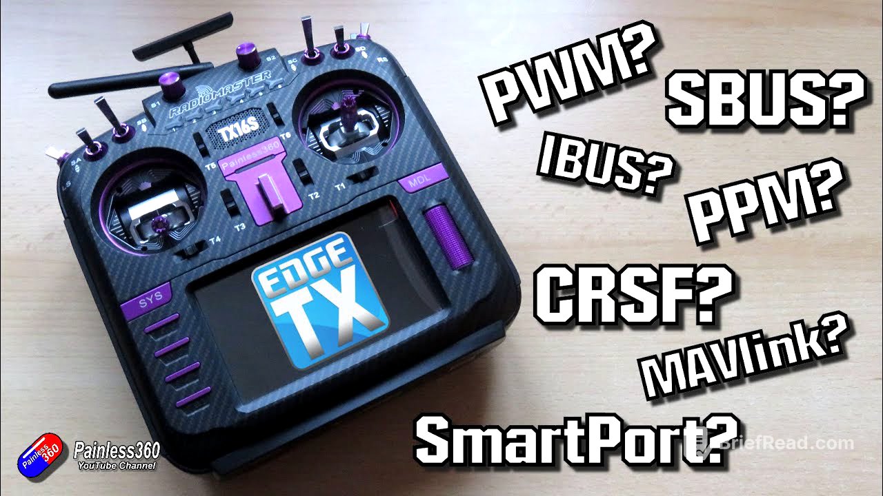RC Protocols Explained Simply  (PWM, PPM, SBUS, CRSF, MAVLINK, SmartPort and others)