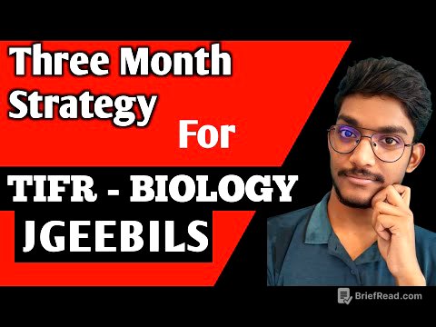 3 Month Strategy For JGEEBILS. TIFR Biology Exam.