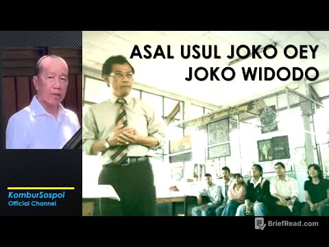 Asal Usul Joko Oey (Joko Widodo)