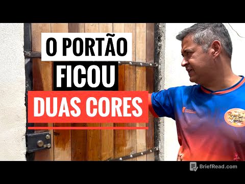 ACHEI QUE NÃO IA DAR CERTO ARRUMAR O PORTÃO DO SÍTIO!