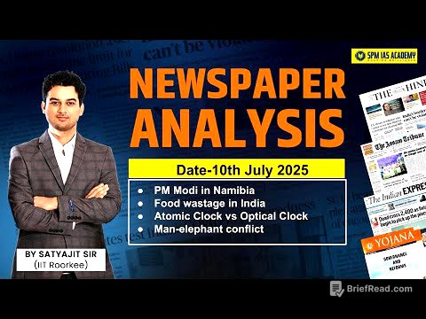 Newspaper Analysis for UPSC and APSC | 10th July 2025 | APSC and UPSC Exam Preparation | SPM IAS