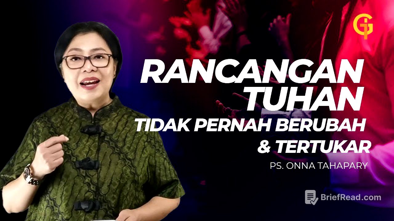 Rencana Tuhan Tidak Pernah Berubah & Tertukar - Ps. Onna Tahapary | GSJS Jakarta Pluit Village