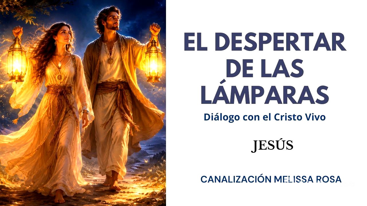 Diálogo con el Cristo Vivo EL DESPERTAR DE LAS LÁMPARAS💗💫Mensaje de Jesús🦋Canalización Melissa Rosa