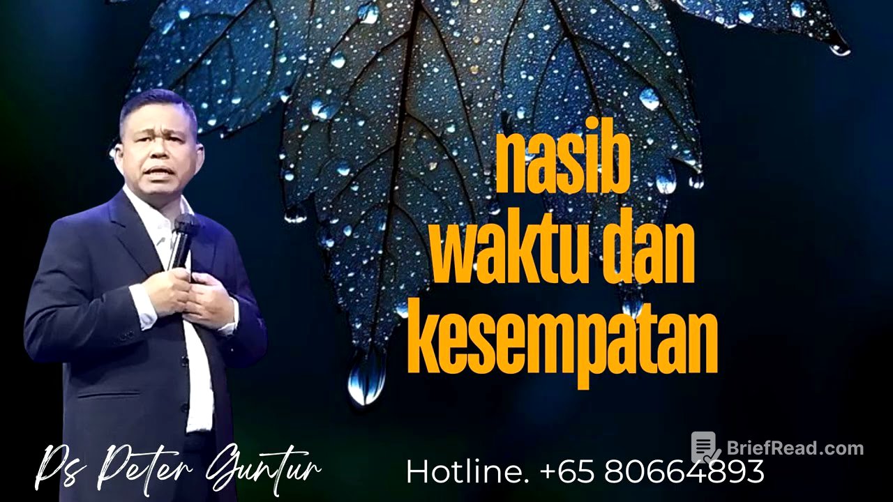NASIB WAKTU DAN KESEMPATAN    PETER GUNTUR
