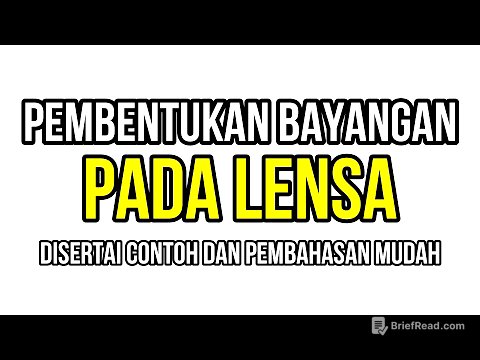 Pembentukan Bayangan pada Lensa (Cembung dan Cekung) : Sifat Cahaya dan Proses Pembentukan Bayangan