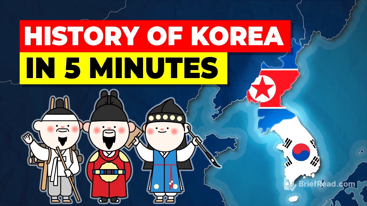 Full History of Korea in 5 Minutes