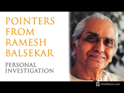 Pointers From Ramesh Balsekar - Personal Investigation