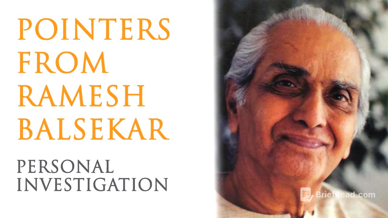 Pointers From Ramesh Balsekar - Personal Investigation
