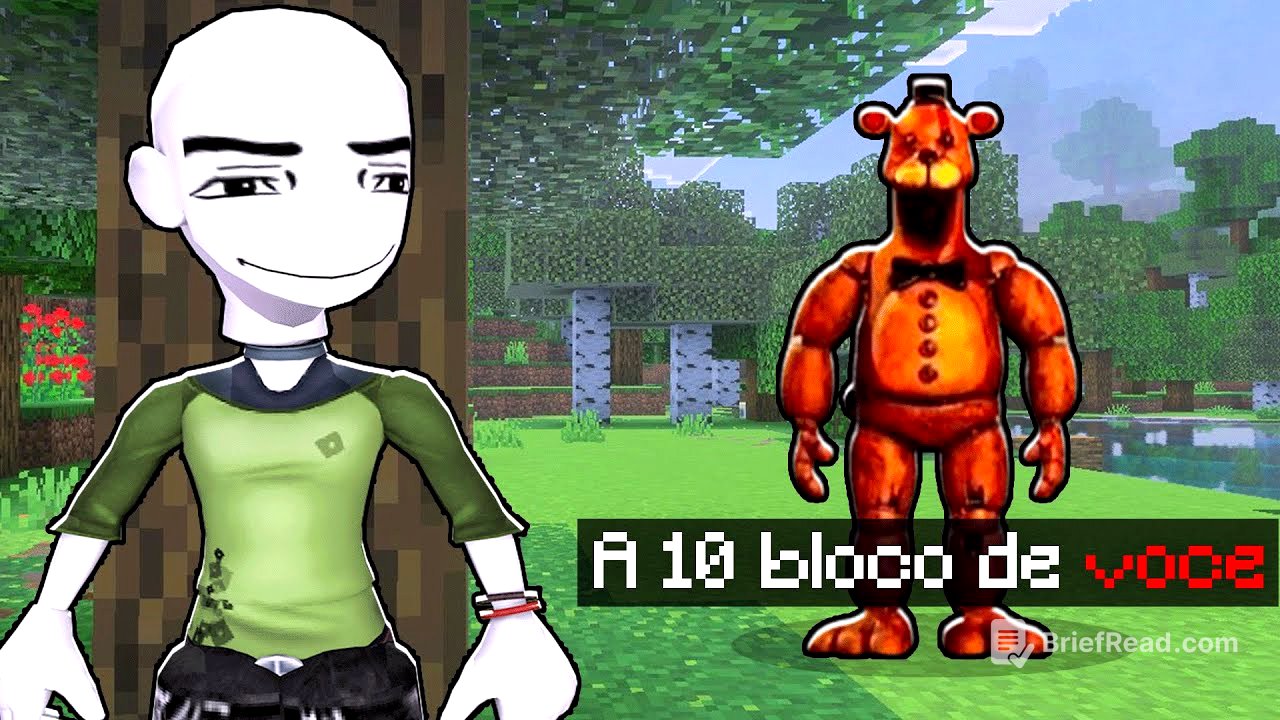 SOBREVIVI AO VÍRUS DO FNAF NO MINECRAFT E SAI TRAUMATIZADO!!!!