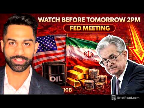 🚨 Don't SAY I didn't WARN YOU: HUGE FED Meeting Tomorrow as OIL Price ELEVATED and War Escalates!!